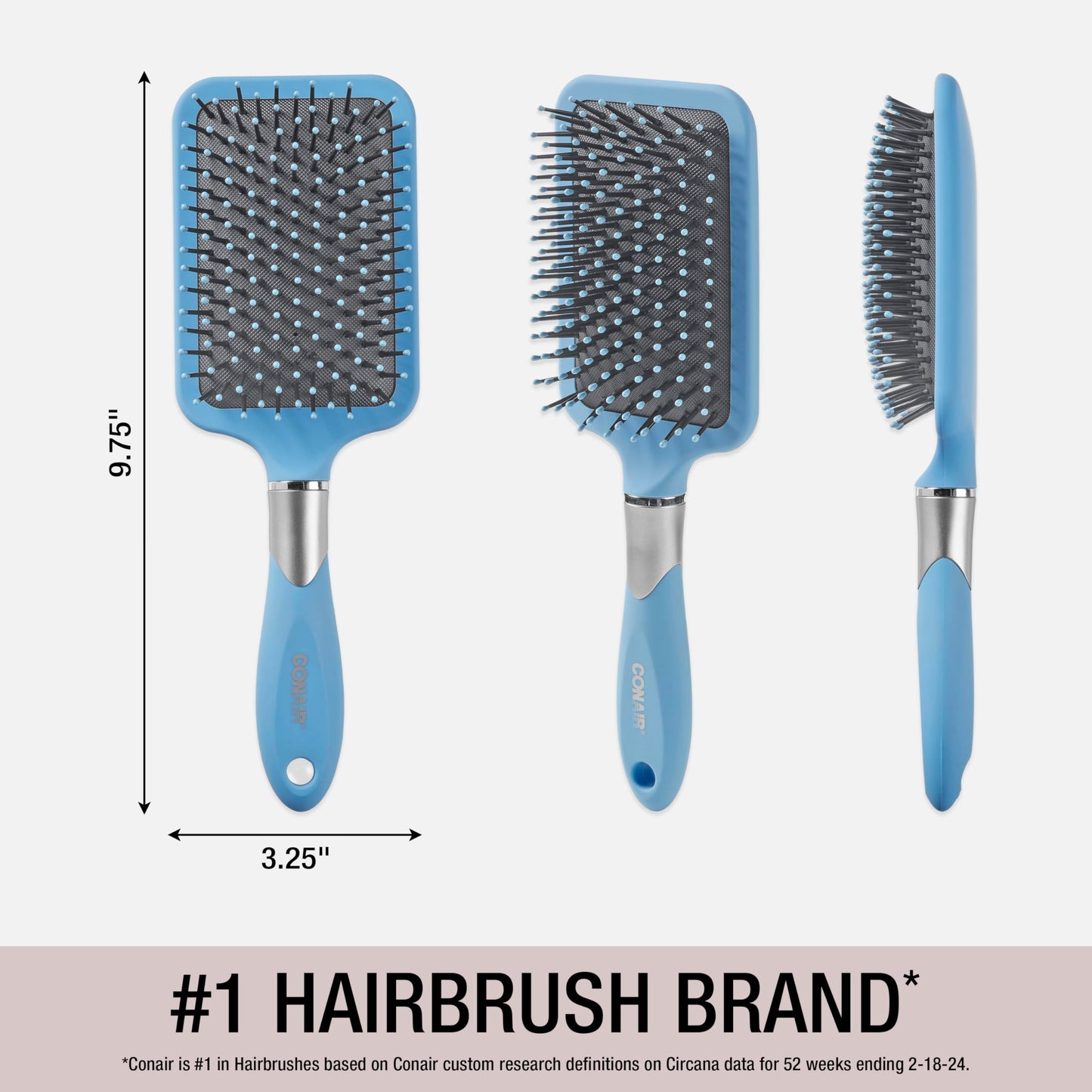Conair Velvet Touch Detangling Hair Brush
