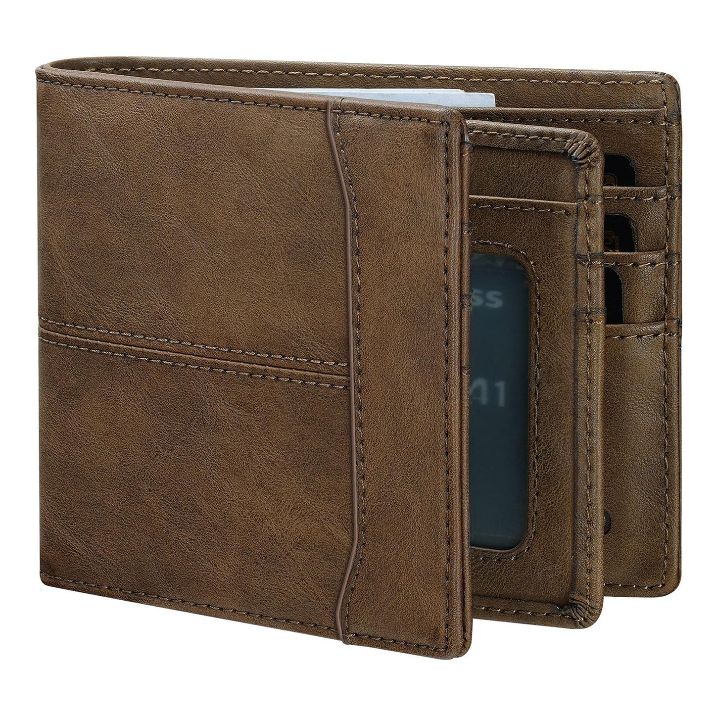 Furid Slim RFID Leather Card Wallet for Men