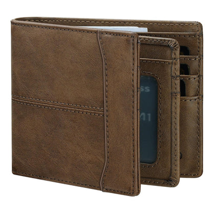 Furid Slim RFID Leather Card Wallet for Men