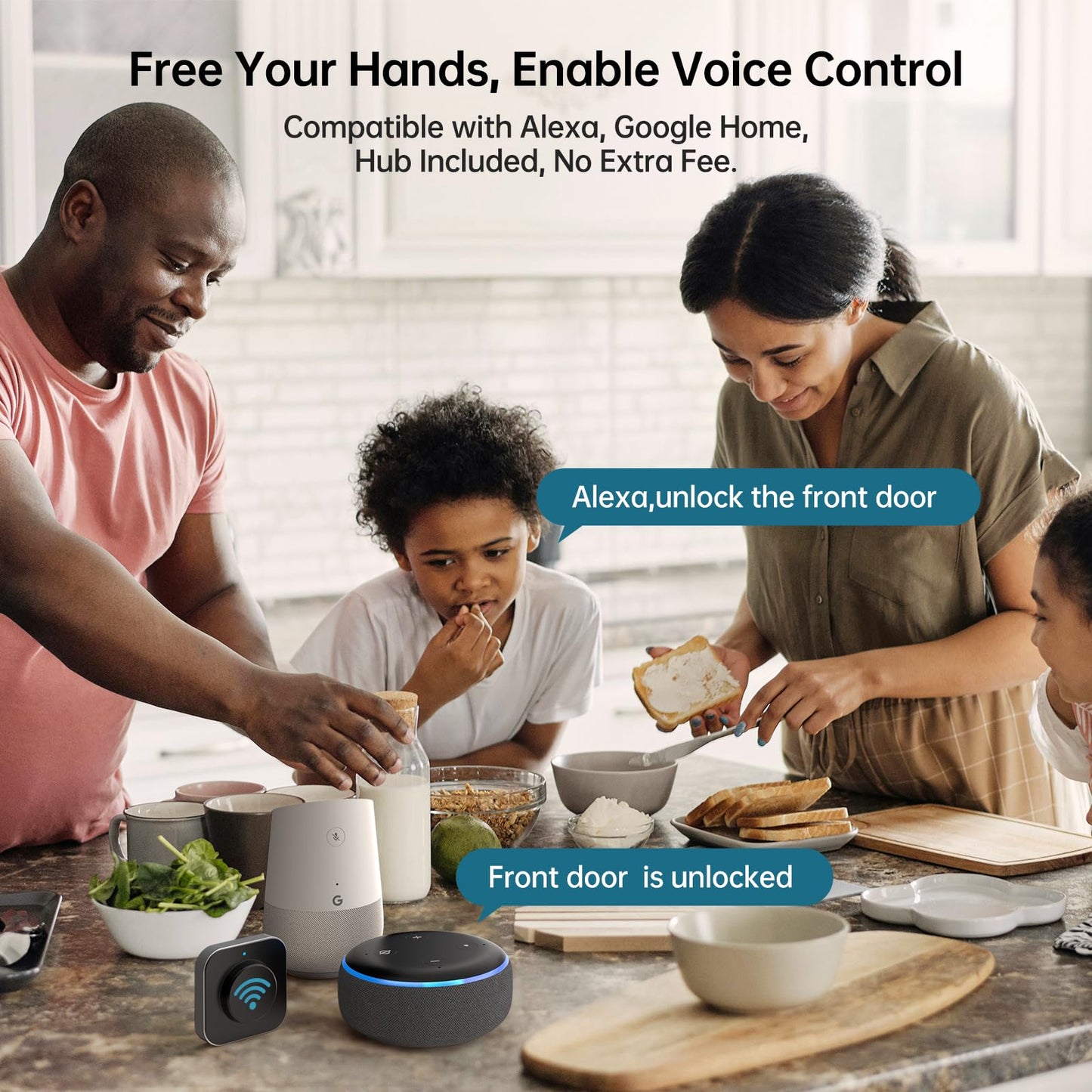 SMONET WiFi Deadbolt Fingerprint Keyless Lock
