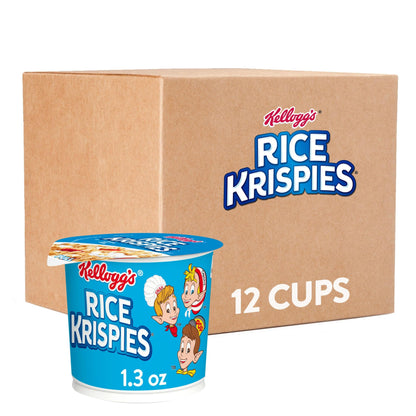 12 Cups Rice Krispies Cereal Snack Cups