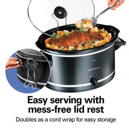 Hamilton Beach Slow Cooker with 3 Cooking Settings