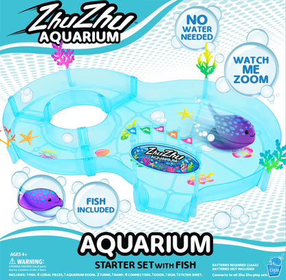 Aquarium Starter Set with 2 Fish