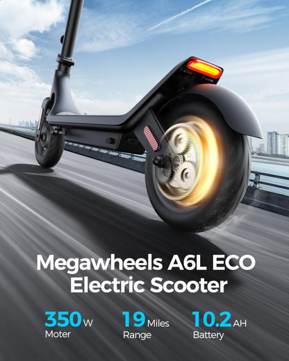 MEGAWHEELS Electric Scooter, 10IN Tires, 19 Miles Range