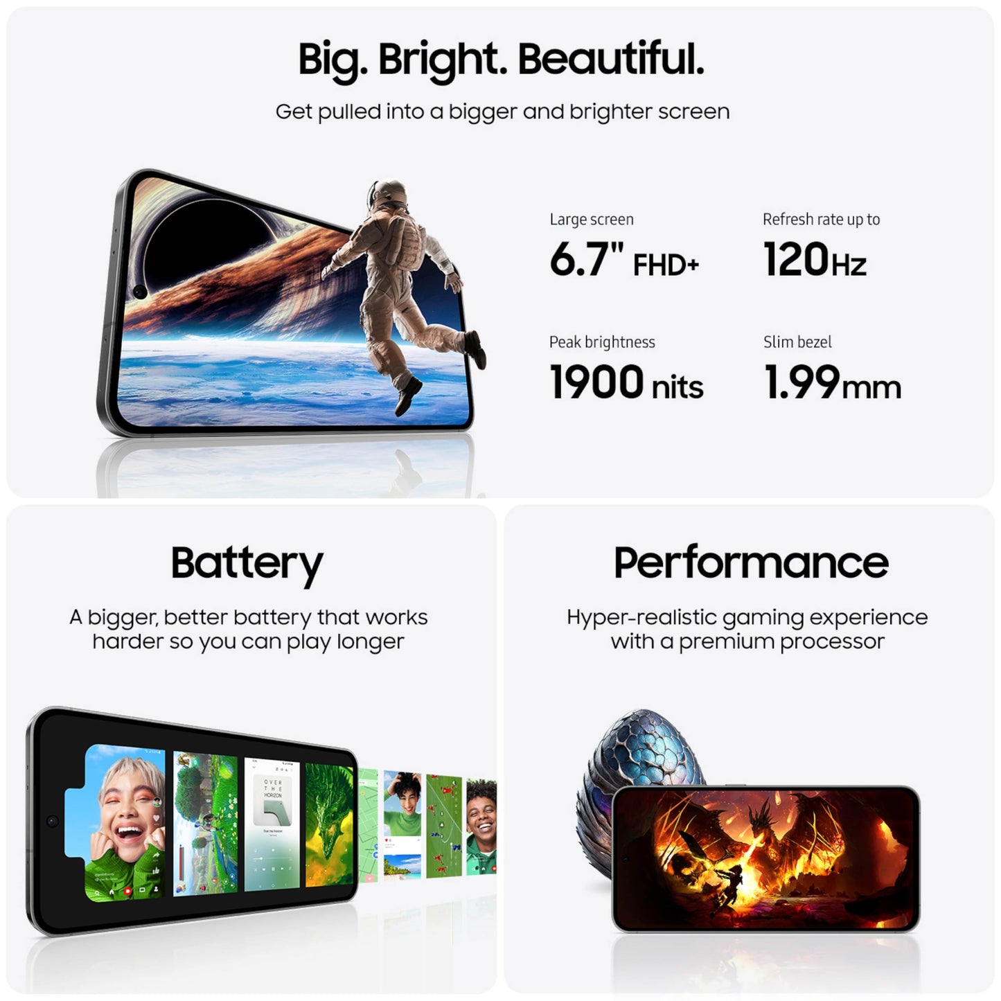 SAMSUNG Galaxy S24 FE Unlocked Smartphone, 256GB