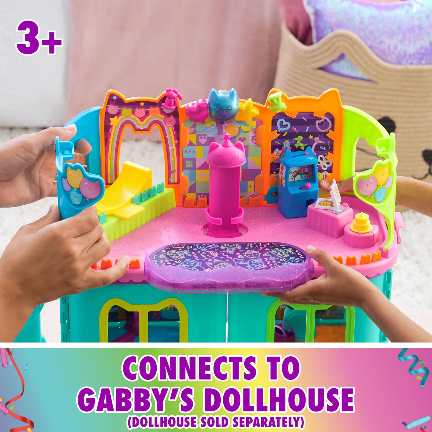 Gabby's Dollhouse Party Room Playset with Figures