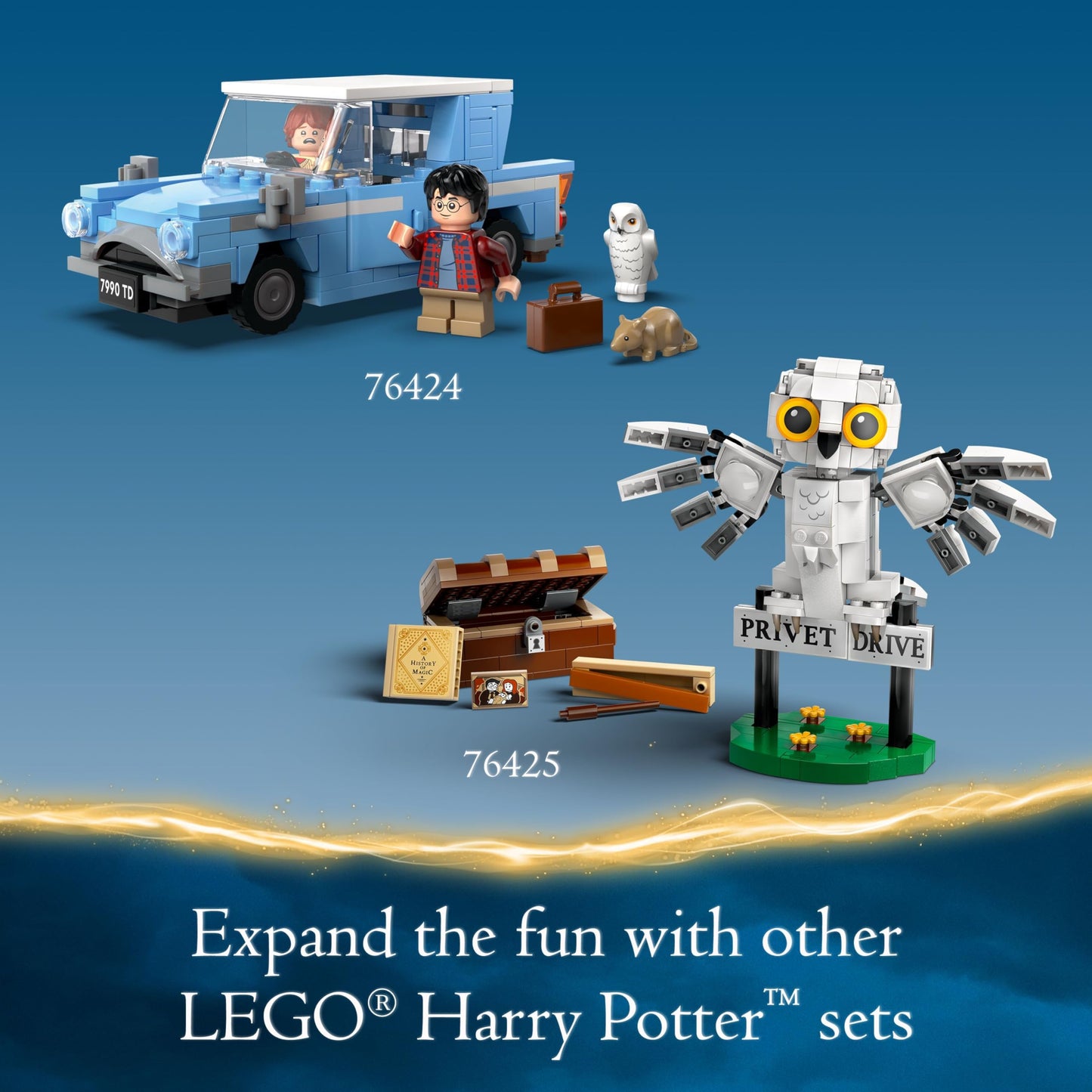 LEGO Harry Potter Flying Ford Anglia Toy Set