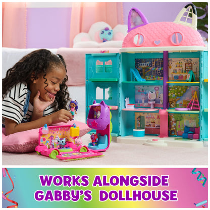Gabby's Dollhouse Celebration Party Bus Playset