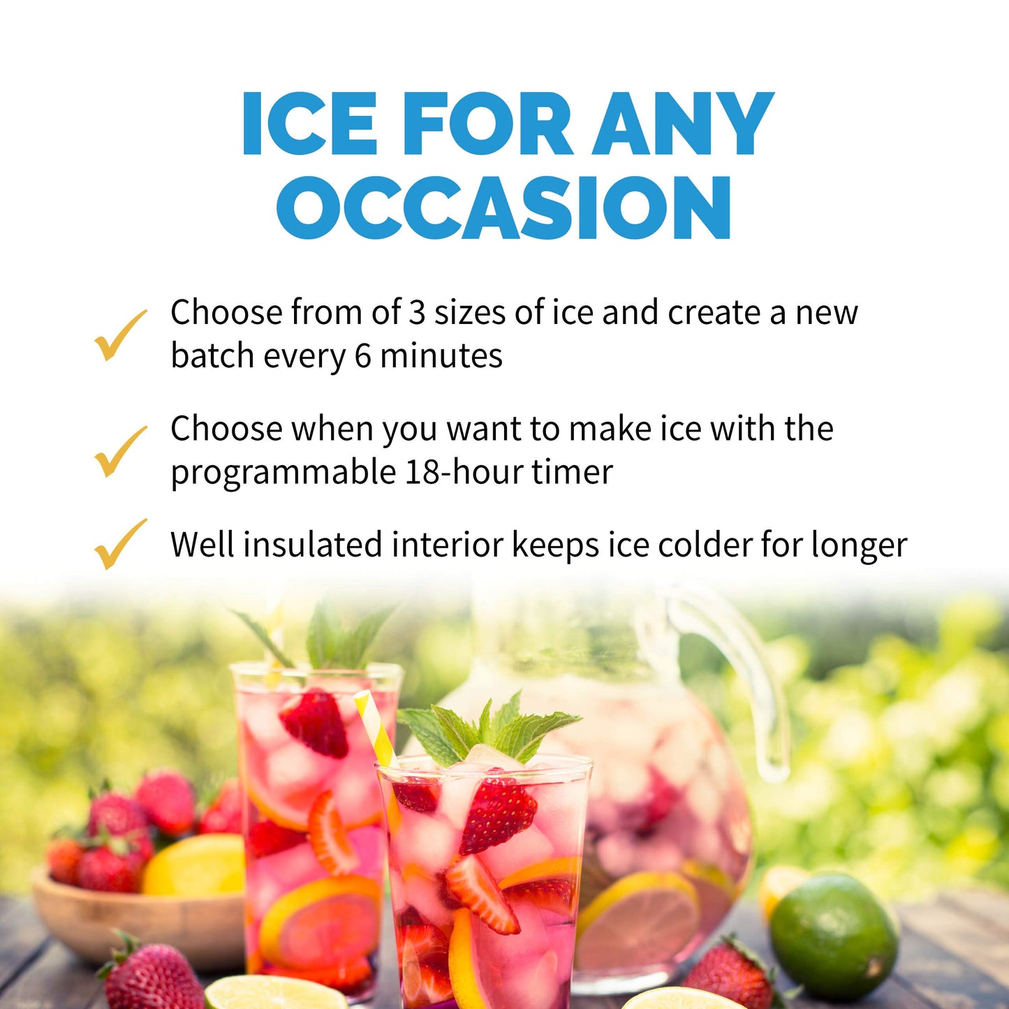 NewAir Portable Ice Maker - 50 lb Daily Production