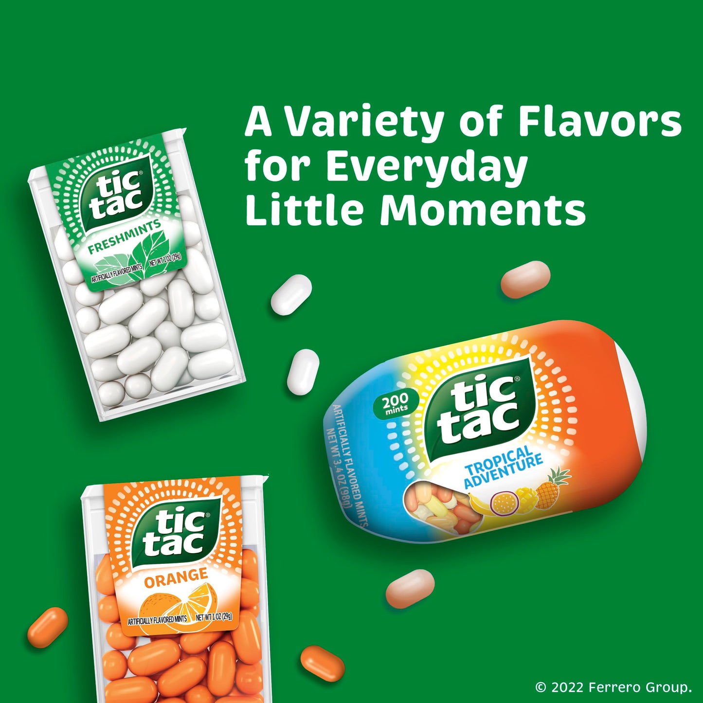 Tic Tac Freshmint Breath Mints, 12 Count
