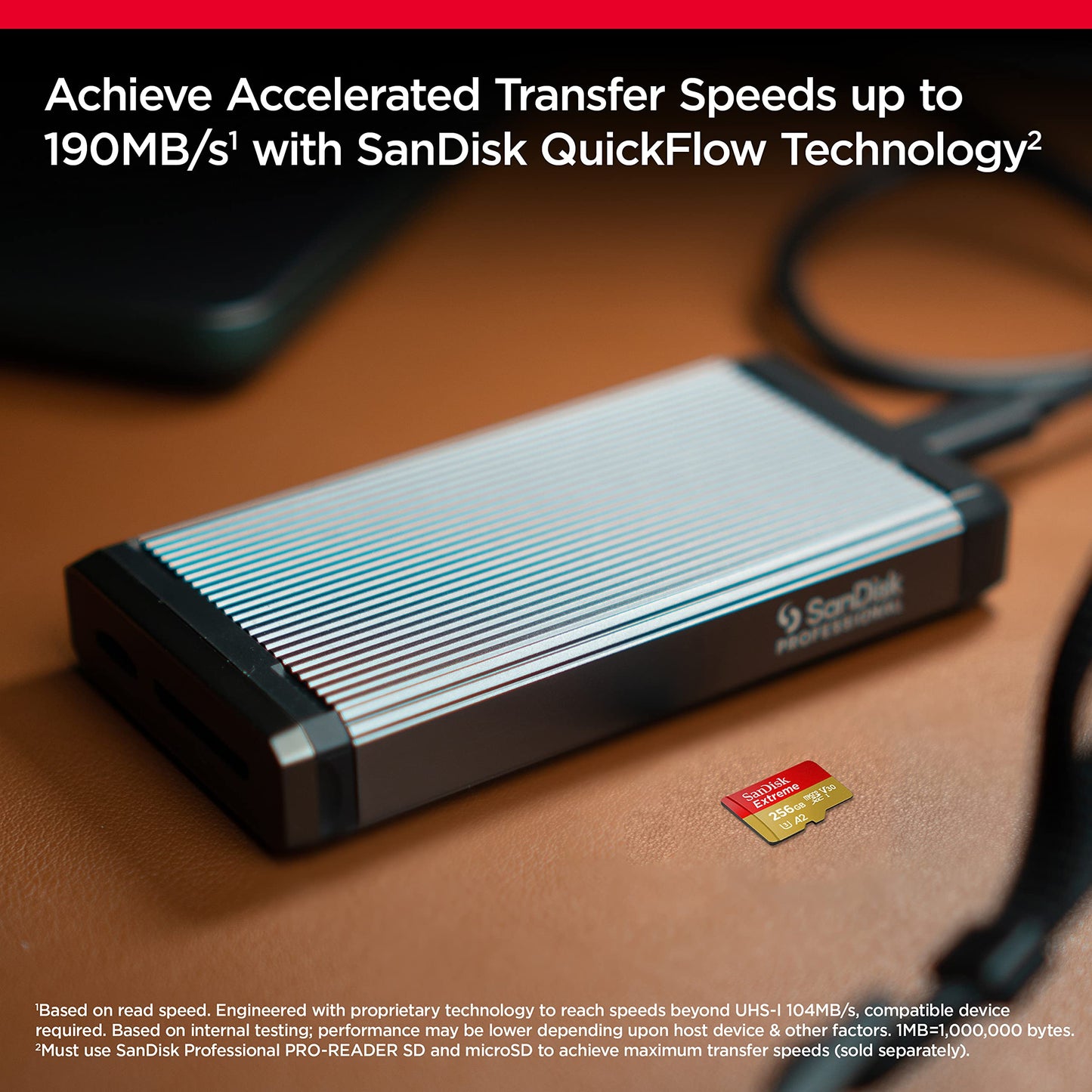 SanDisk 256GB Extreme microSD Card for 4K