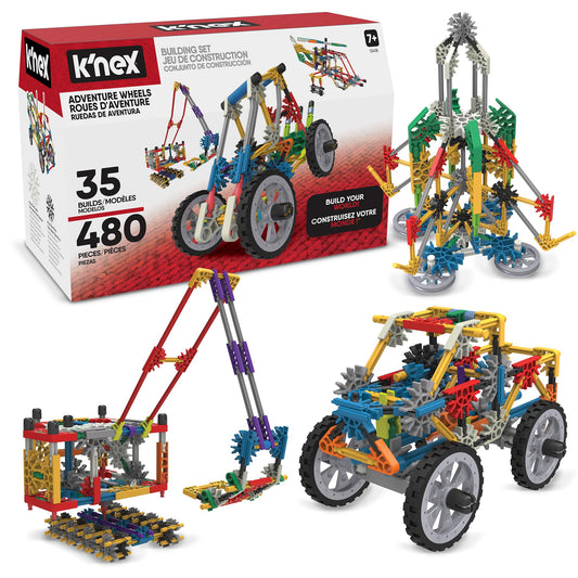 K'NEX Adventure Wheels Building Set - 480 Pieces