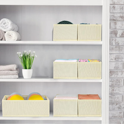 4-Pack Drawer Organizers for Clothing Storage