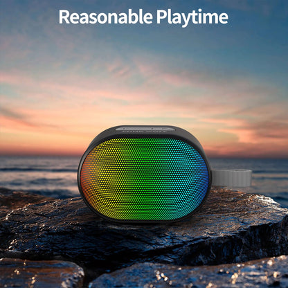 Portable Bluetooth Speakers with Lights and HD Sound