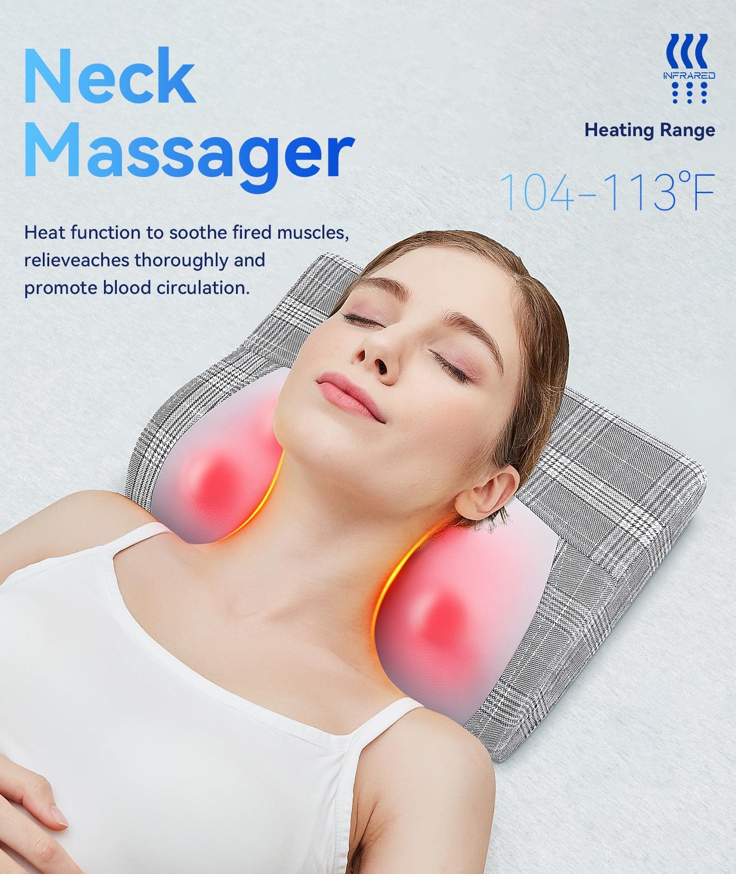 Papillon Shiatsu Neck and Back Massager with Heat