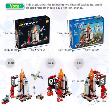 STEM Space Exploration Shuttle Building Kit 566 PCS