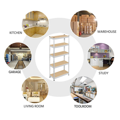5-Tier Heavy Duty Garage Shelving Unit