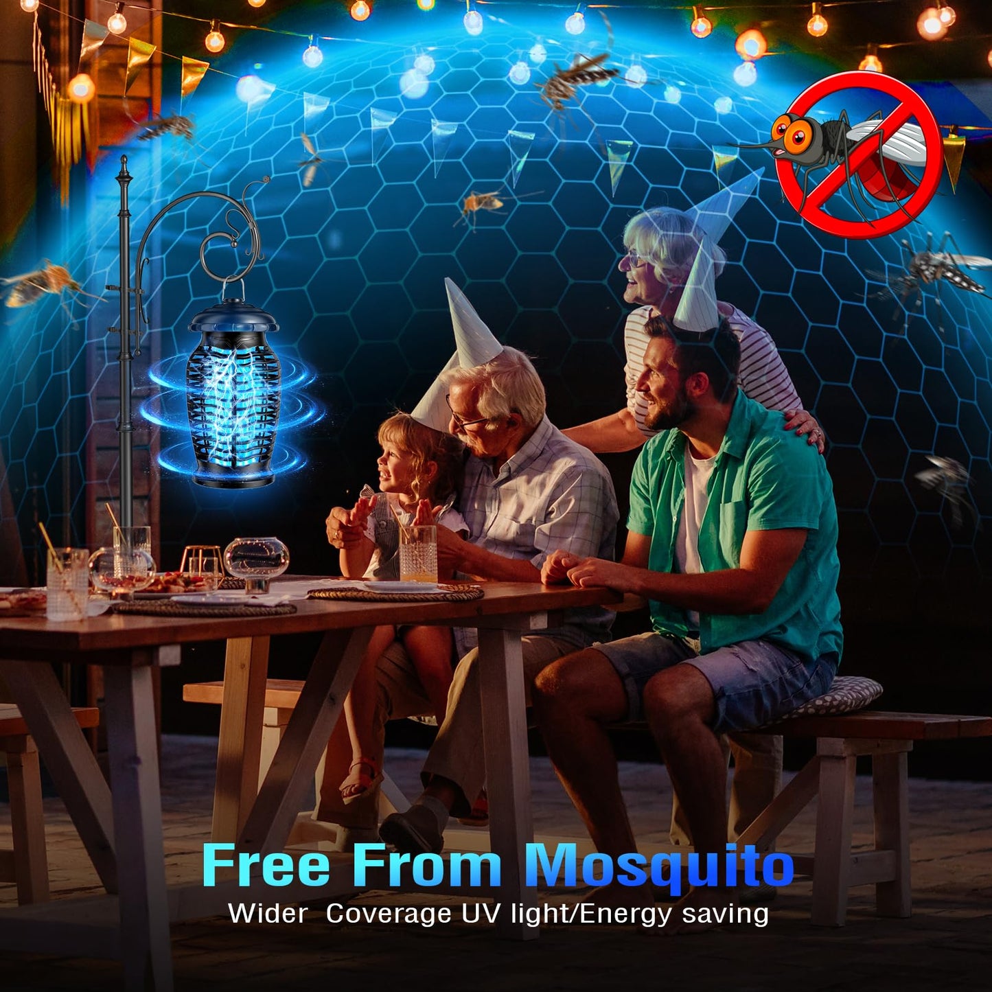 High Powered Electric Mosquito Zapper for Home