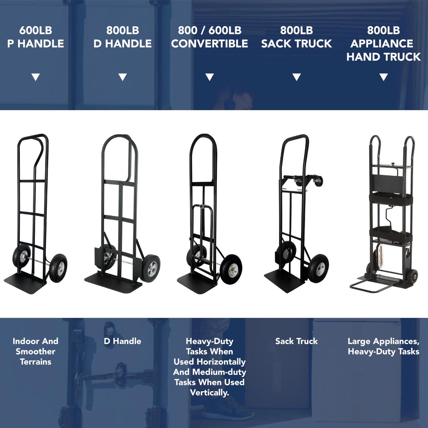 Olympia Tools 800 Lb Steel Hand Truck