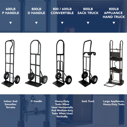 Olympia Tools 800 Lb Steel Hand Truck