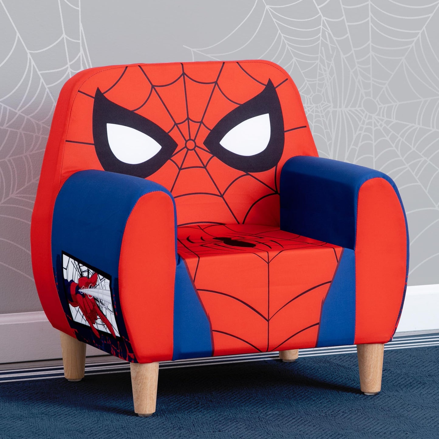 Spider-Man Foam Chair for Kids by Delta Children