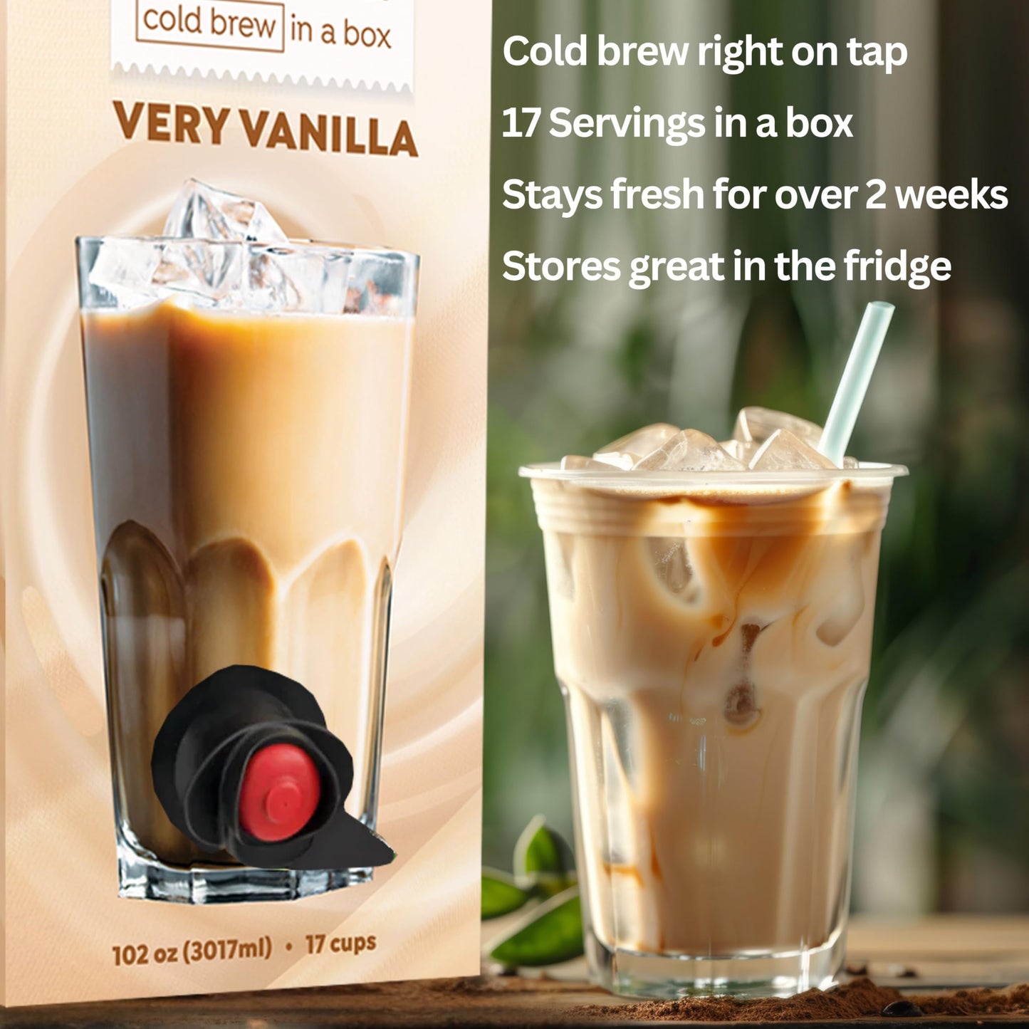 Ready-to-Drink Vanilla Cold Brew Coffee