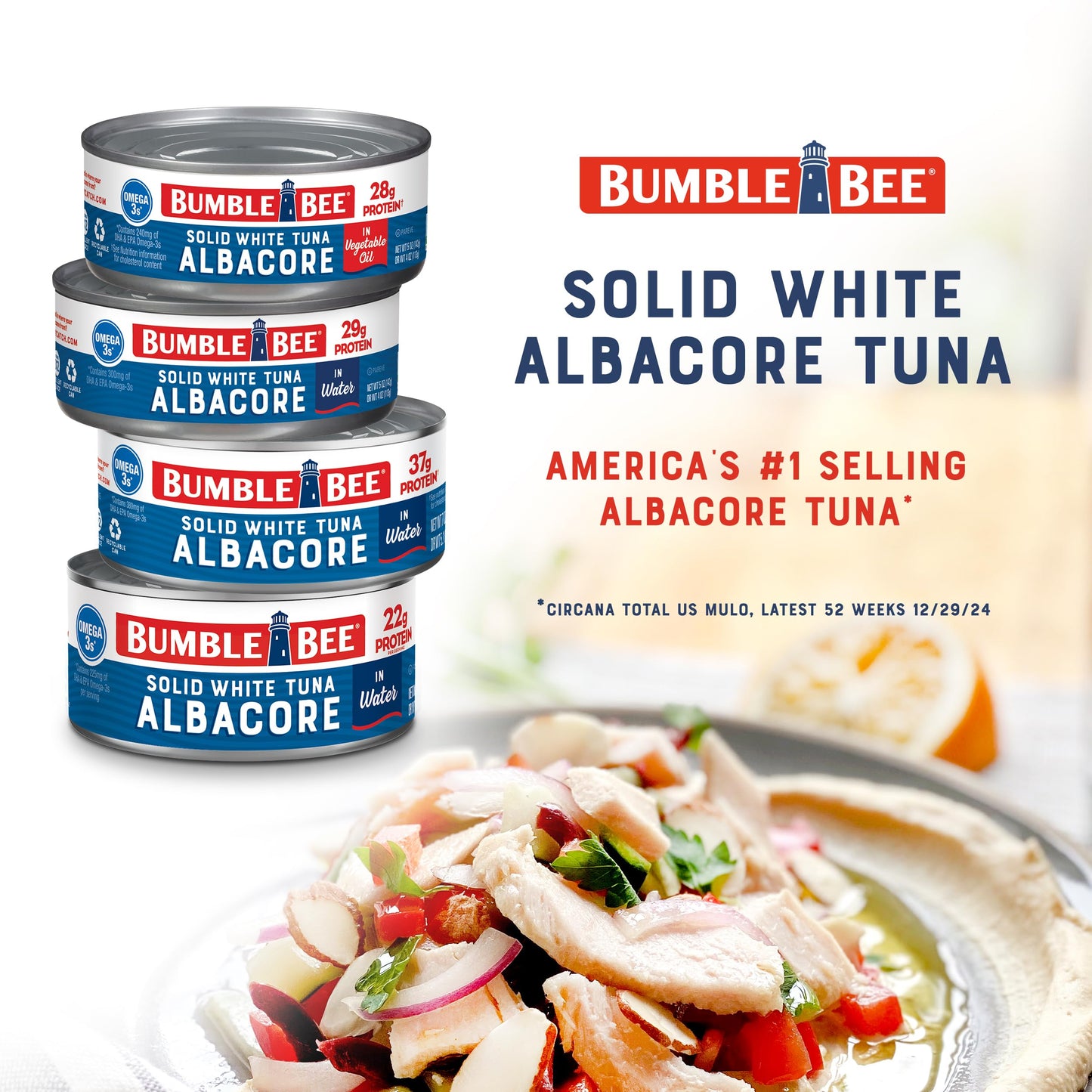 4 Pack Bumble Bee Albacore Tuna in Oil