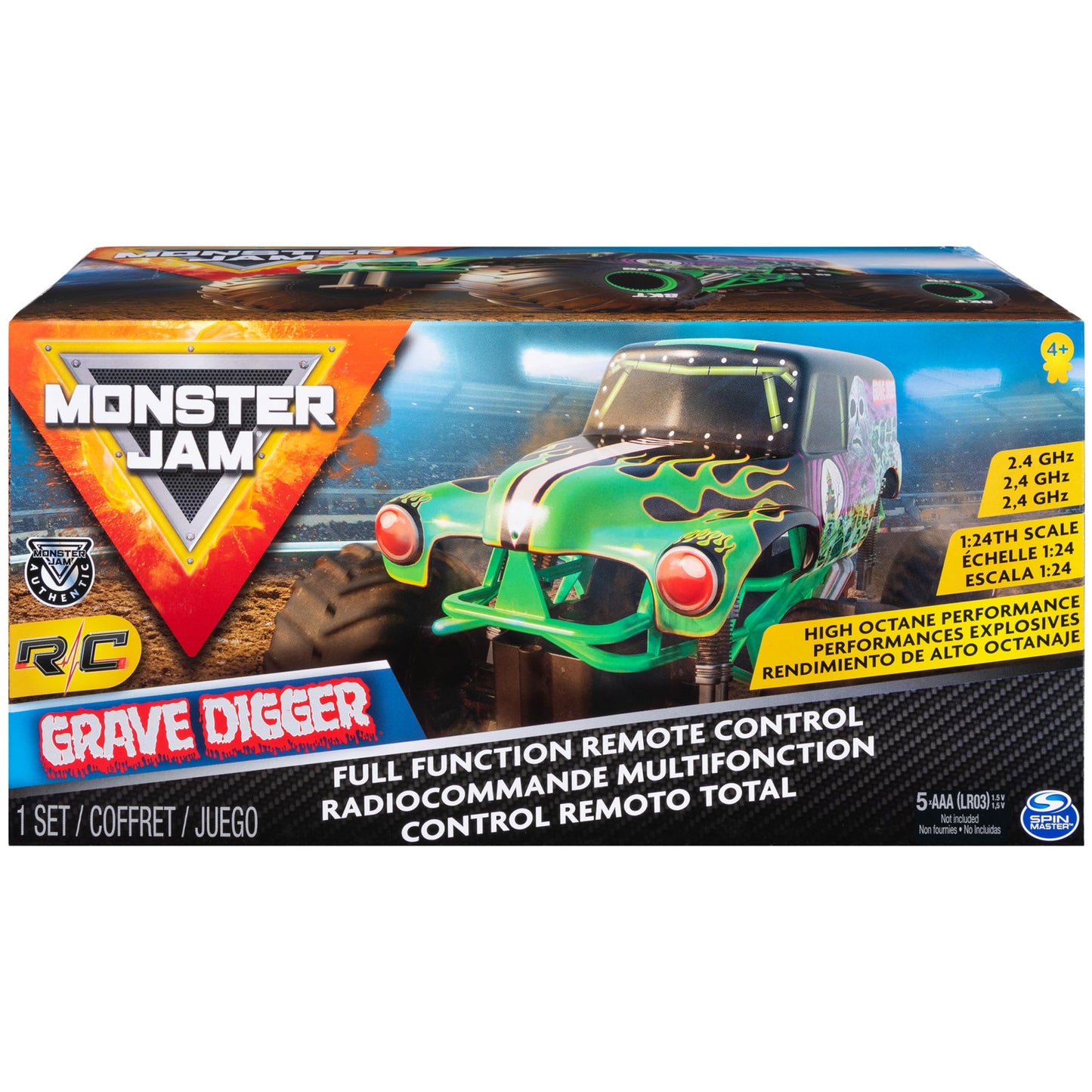 Monster Jam Grave Digger Remote Control Truck