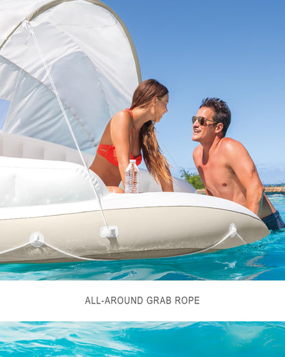 Intex Inflatable Canopy Island Pool Float