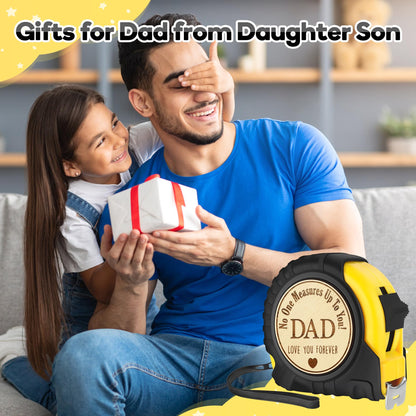 Engraved 25FT Tape Measure Tool Gift for Dad