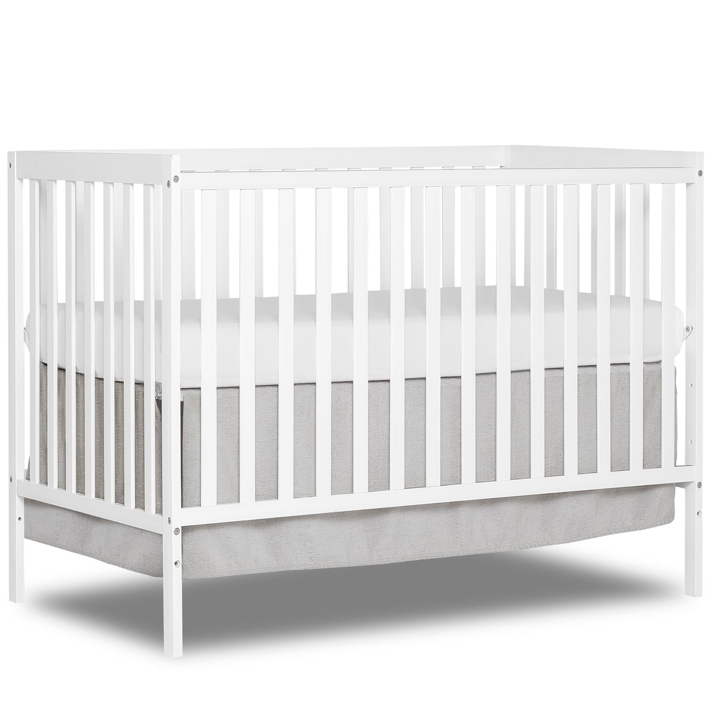 Dream On Me 5-In-1 Convertible Crib in White