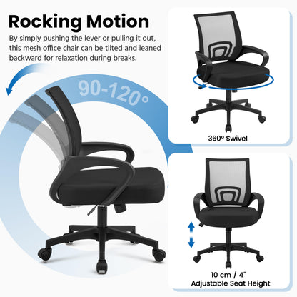Ergonomic Mesh Office Chair with Lumbar Support