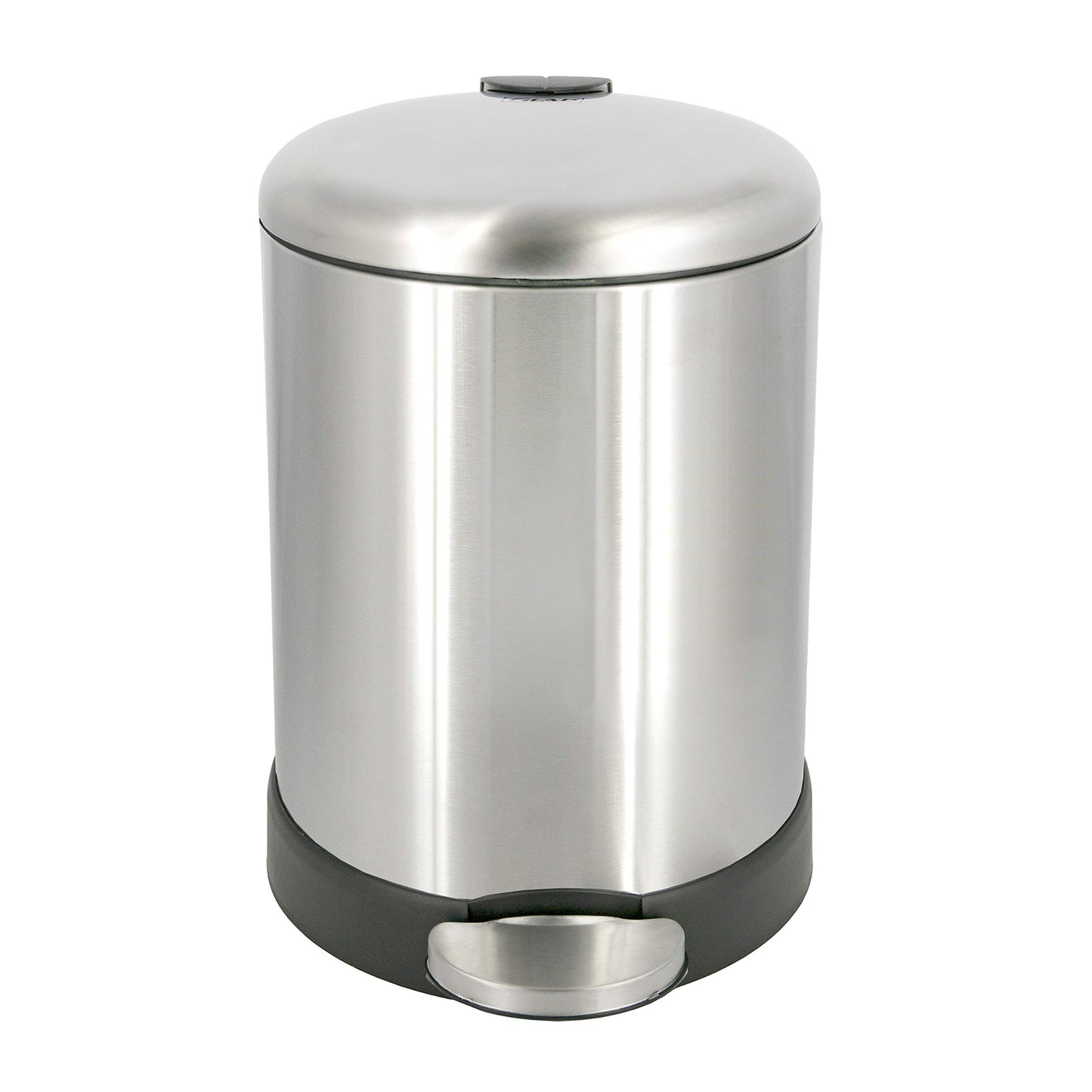 Glad 1.2 Gallon Stainless Steel Trash Can