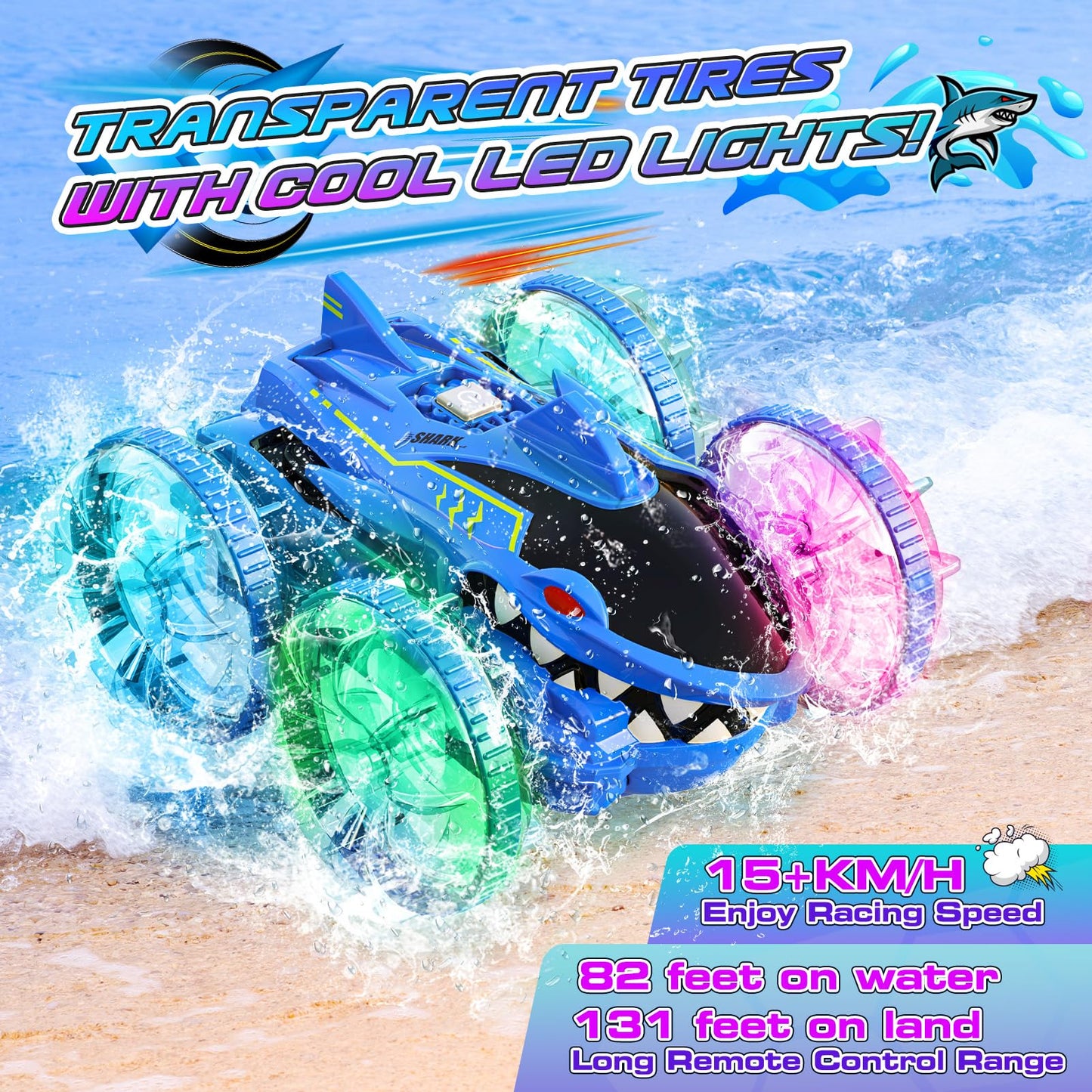 Amphibious Remote Control Car for Kids