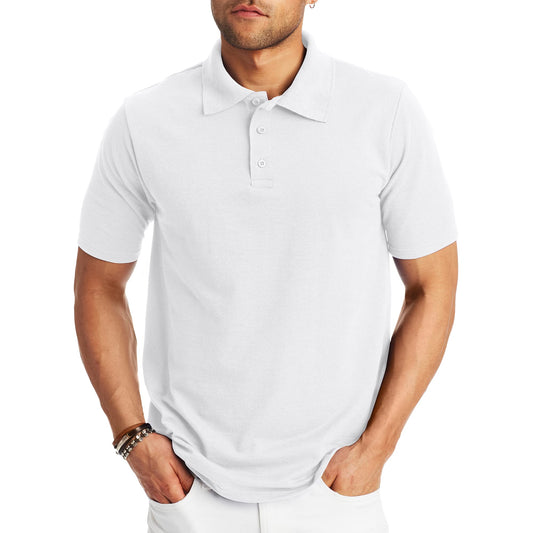 Hanes X-temp Short Sleeve Polo Shirt, X-Large