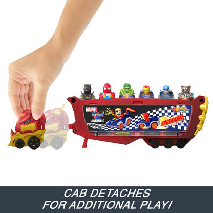 Hot Wheels Hulkbuster Hauler with 10 Vehicle Capacity