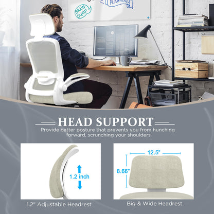 Ergonomic High Back Desk Chair with Lumbar Support