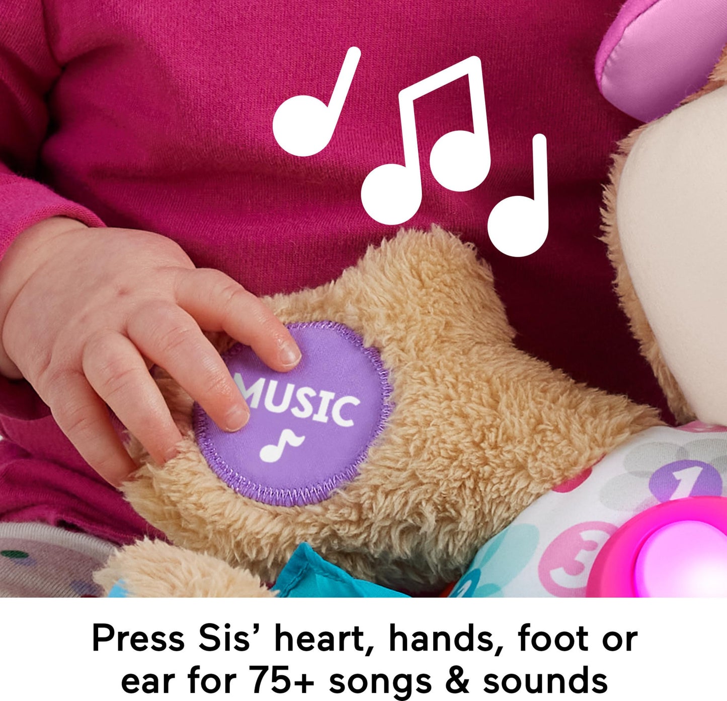Fisher-Price Laugh & Learn Musical Plush Toy