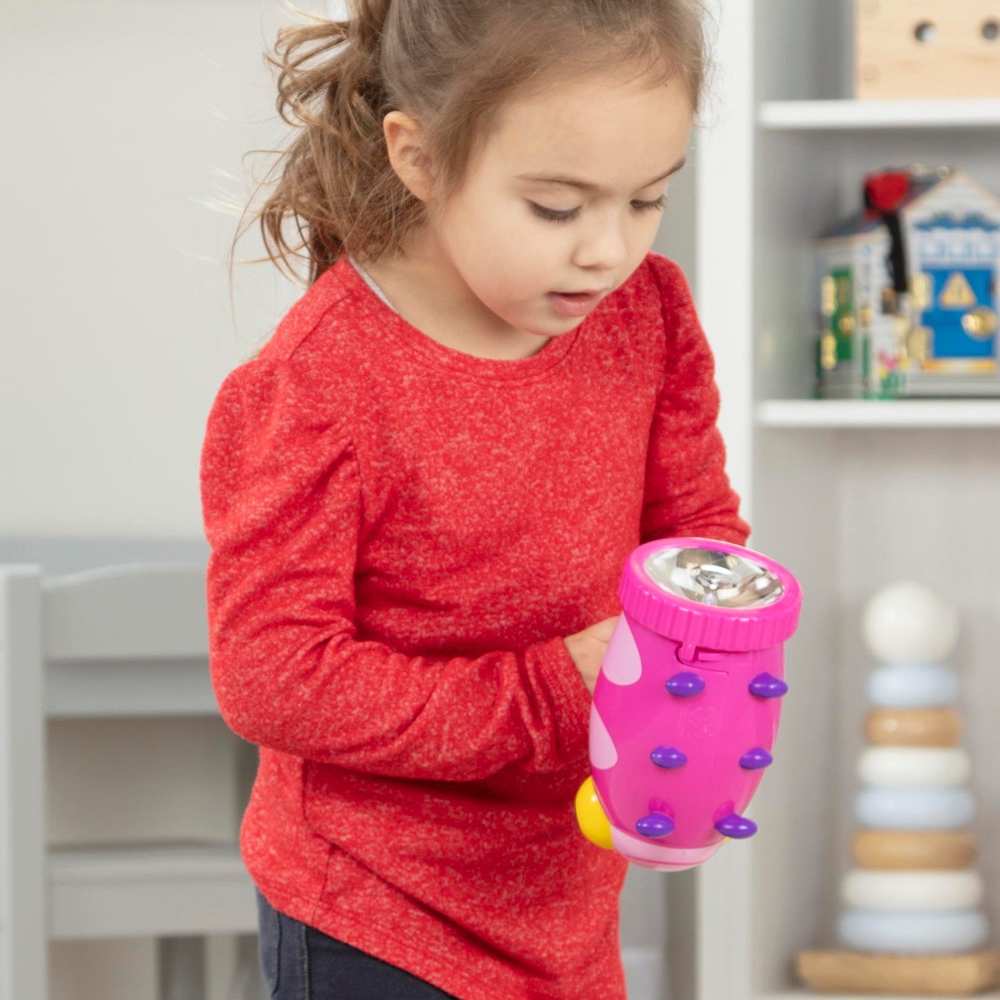 Melissa & Doug Ladybug Flashlight with Easy Grip