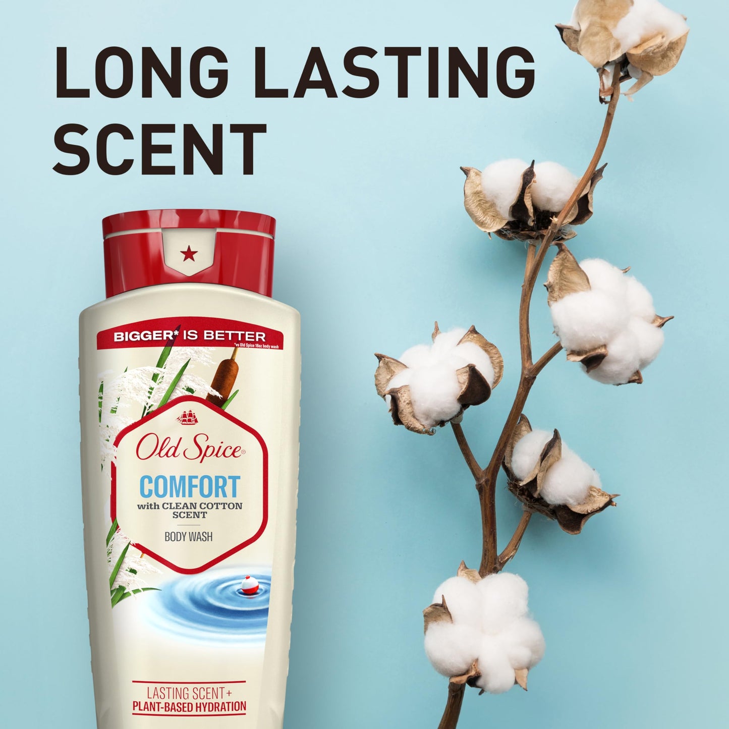 Old Spice Comfort Body Wash, Clean Cotton Scent