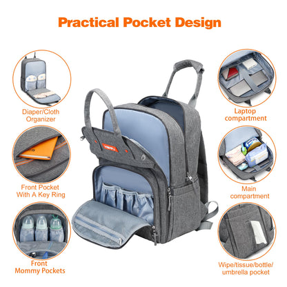 Travel Backpack with Luggage Strap for Laptop