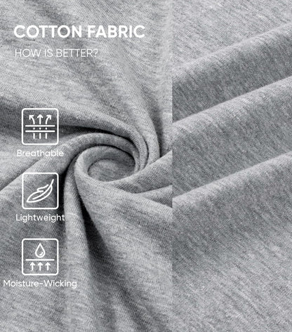3-Pack Men's Moisture Wicking Crew Neck Tees