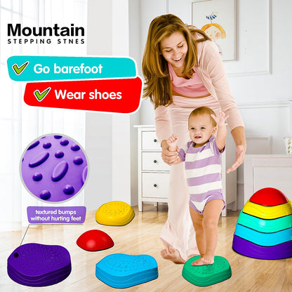 5 Pcs Non-Slip Stepping Stones for Kids