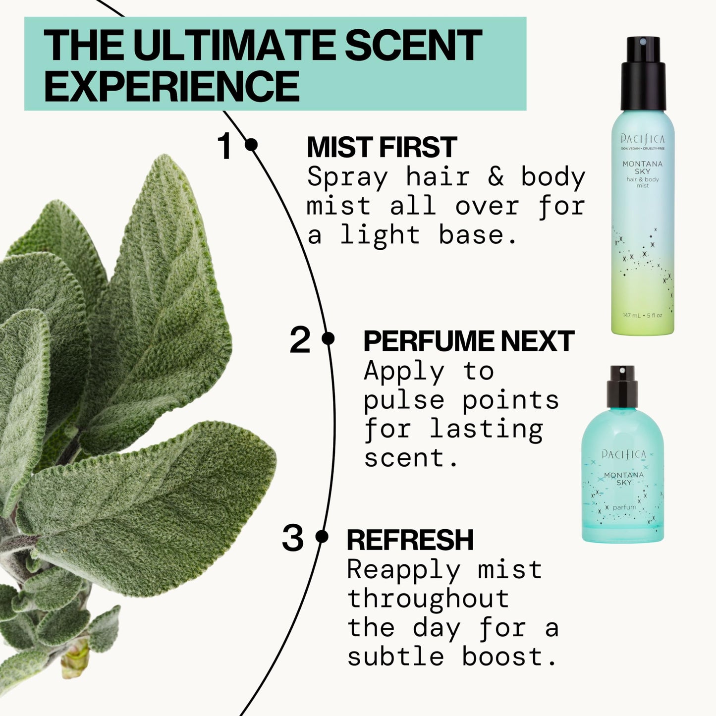 Pacifica Hair Mist & Body Spray - Montana Sky