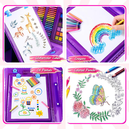 Art Supplies Kit for Kids Ages 4-12