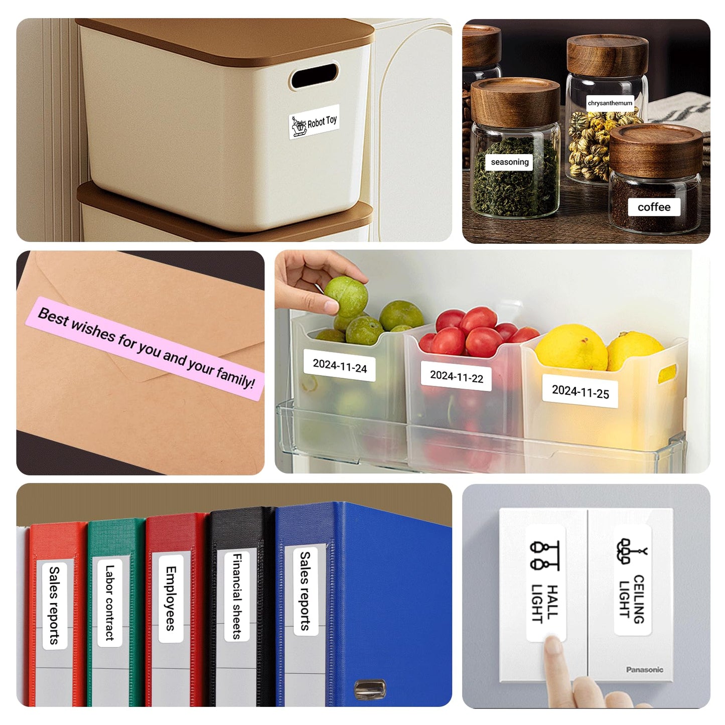 ORGBRO Bluetooth Mini Label Maker for Organizing