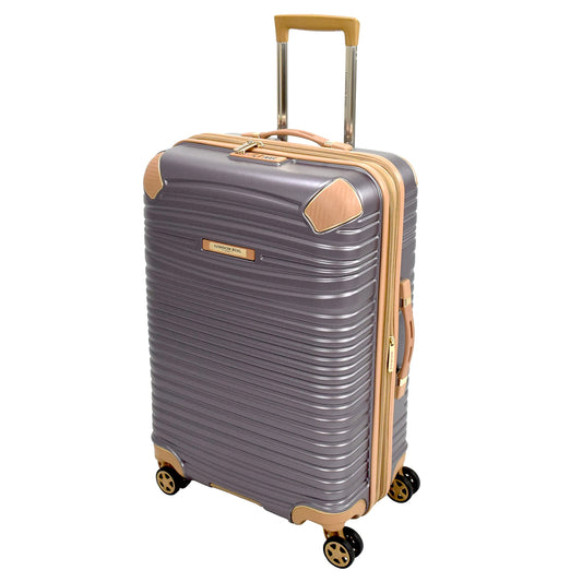 London Fog 25" Expandable Spinner Luggage - Lilac