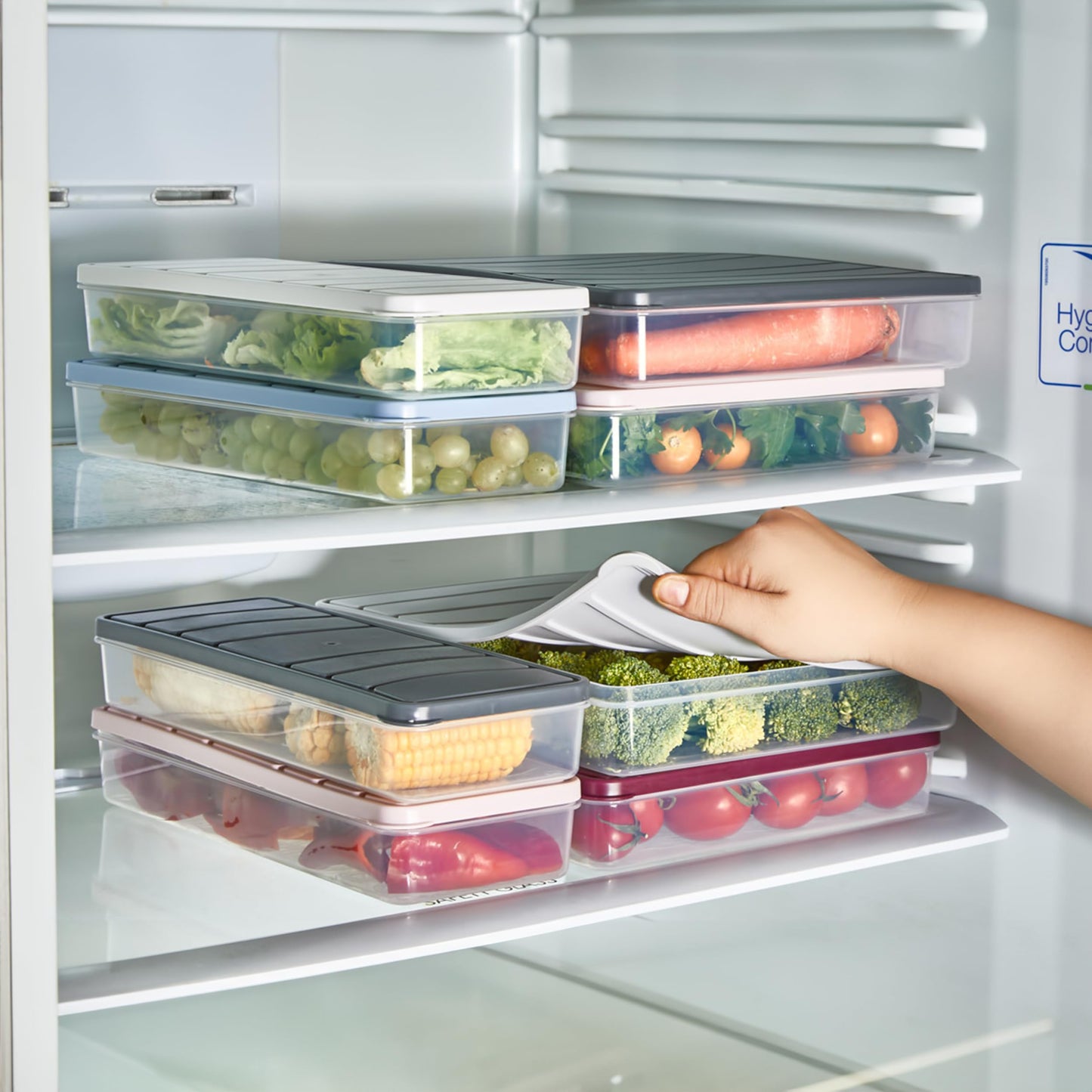 Airtight Food Storage Containers with Lids - 6 Pack