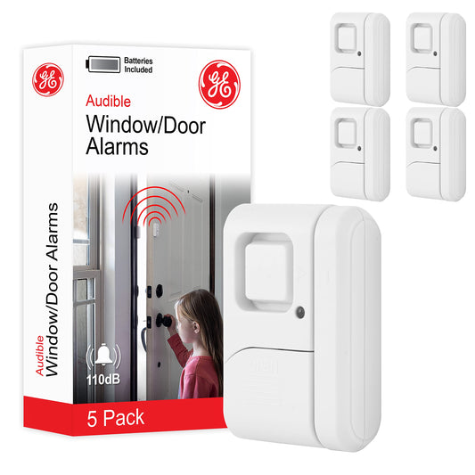 GE Wireless Window and Door Alarm 5-Pack