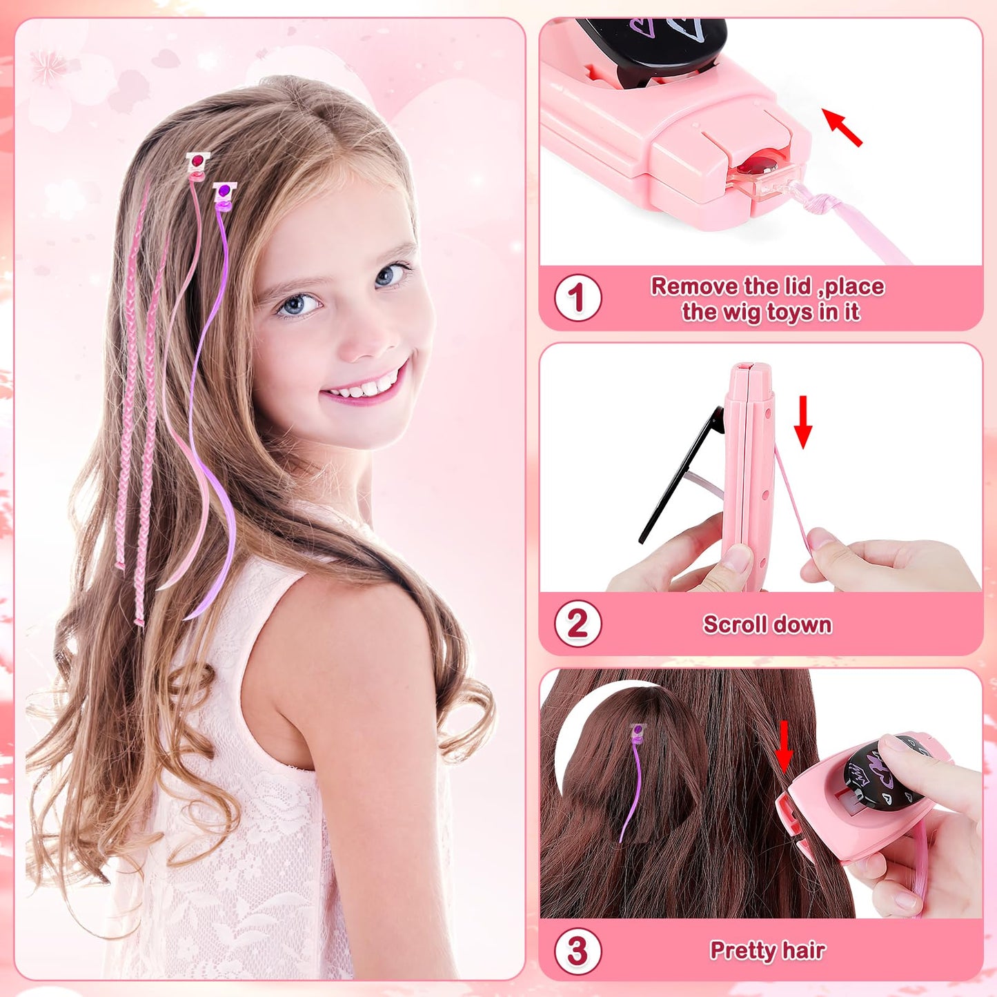 34PCS Kids Beauty Salon Toy Kit